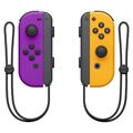 Nintendo Joy-Con 2er Set Controller Kabellos Neon Lila Orange Gaming AKZEPTABEL