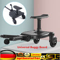 Universal Buggy Board Kiddyboard Bis 25KG Mit Sitz Trittbrett Kinderwagen 25Kg