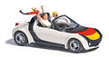 Busch 49308 Smart Roadster Fußball Fieber 2024 1:87 H0 - Neuheit !!