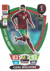 Panini FIFA World Cup Qatar 2022 # 391	Goal Machine	En-Nesyri	Marocco