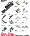 Custom Upgrade-Teile aus Aluminiumlegierung for TAMIYA HOTSHOT/Hotshot 2 Chassis