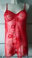 Sexy Spitze Damen Nachtkleid Negligee Babydoll Erotik Nachtwäsche Gr M   75-80 B