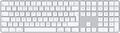 APPLE Magic Keyboard mit Touch ID und Ziffernblock QWERTZ MK2C3D/A weiß B-WARE
