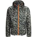 SELECTED HOMME Übergangsjacke Camo Palm leichte Jacke wasserabweisend Kapuze