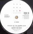 Barry Palmer – House Of The Rising Sun - Single 1987