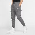 NIKE Jogginghose 'Sportswear Club Men's Fleece Cargo Pants' - grau meliert - XL
