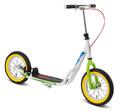 Puky 5419 R07L Scooter Tretroller für Kinder 110-165 cm Weiß/ Kiwi AKZEPTABEL