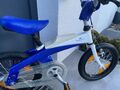 Kinder-Fahrrad - original BMW Kidsbike - 14 Zoll - Blau / Silber- 2 In 1 Laufrad