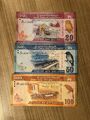 Sri Lanka 3 Stück Banknoten 20 50 100 Rupees UNC