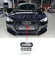 Logo halter für Audi A1 A3 A4 A5 A6 RS1 RS3 RS4 RS5 RS6 Look Waben Front Grill