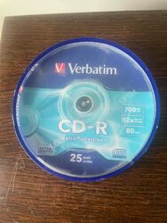 Verbatim 43437 CD-R 700MB DataLife 80 min 52x Spindel 25er-Pack