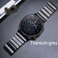 22mm Titan Metall Uhrenarmband passend für Huawei Watch GT2 Pro / GT 3 Pro 46mm