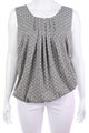 Ohne Label Blusentop Bluse Top Muster D 50 taupe grey
