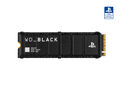 WD_BLACK SN850P NVMe™ mit Heatsink für PS5 Konsolen™, 1 TB, Gaming SSD, Schwarz