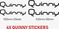 4X Quinny Buzz Zapp Kinderwagen Buggy Ersatz Aufkleber