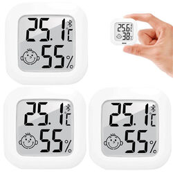 3x Digitales Thermo-Hygrometer Thermometer Temperatur Luftfeuchtigkeitsmessgerät