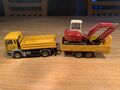 Siku 1:55 MAN LKW 3920 mit Tandemanhänger und Raupenbagger 3521