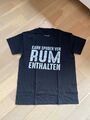 T-Shirt schwarz XL Kann Spuren von Rum enthalten