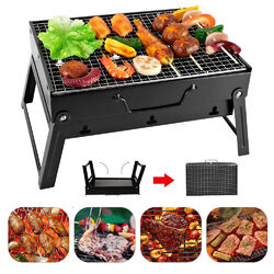 Holzkohlegrill Tragbar Klappgrill Koffergrill Faltgrill BBQ Grill Vereinsgrill