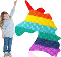 80 cm Jumbo Einhorn Push Bubble Pop Handschmeichler It Anti Stress Kinder Spielzeug Ostergeschenk