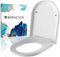 WC Sitz Absenkautomatik Klodeckel Toilettendeckel Deckel Brille Duroplast D-Form