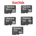 2GB 4G 8GB 16G 32GB SanDisk TF Karte Micro SD Standard C4 Speicherkarte +Adapter