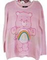Iron Fist rosa Pflegebären Pullover, Größe Xs UK 10 Cheer Bear