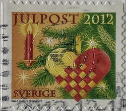 Schweden 2012 1 Briefmarke Weihnachen 2012, gest. Mi:SE 2912