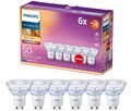 Philips LED Classic Warmglow Lampe 50w 6-er Pack