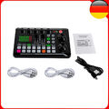 Live Soundkarte USB und Audio Interface Studio Live Voice Changer mit DJ Mixer