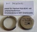 Hanhart Sichtboden Glasboden 40/41 WK2 Chronograph mit Drehring Drehlünette RAR