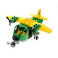1x Lego Duplo Flugzeug groß grün gelb Frachtflugzeug Cargo 5594 62672c01