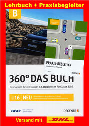 Fahrschulbuch 360 Lehrbuch fahren lernen Klasse B Autoführerschein 16 Praxisbegl