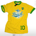 Brasilien Brasil 2018 Retro Trikot Fussball WM Kult Fan Shirt T-Shirt S-XXL