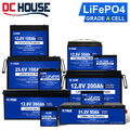 LiFePO4 Akku 12V/24V/48V 6Ah 24Ah 100Ah 200Ah Lithium Batterie BMS für RV Solar