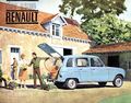 Renault 4 Prospekt 1961 D 1 Blatt brochure prospectus catalog catalogue catalogo