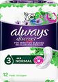 Always Discreet Inkontinenz Einlagen Normal 12 Stück (4er Pac)