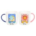 Sonne und Mond himmlischer Becher Set Paare Kaffee Teetassen Gif Tarot inspiriert