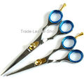 2er Set Haarschere Friseurschere Haarschneideschere Bartschere Coiffeur 5'' 6''