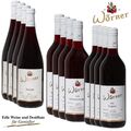 Rotwein halbtrocken 12 div. Fl. -WEINGUT WÖRNER- Wein aus der Pfalz vom Winzer