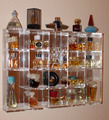 30 Parfum Miniaturen Sammlung mit Acryl Regal komplett