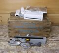 Nintendo Wii White Console With all Cords Wii Mote / Nunchuck Smackdown Raw Game