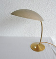 alte Tischlampe Lampe Schreibtischlampe Metall Schirm mid century 1950