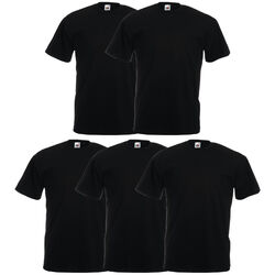 5er/10er Fruit of the Loom T-Shirt Herren Shirts Valueweight Sets Tshirt S - XXL