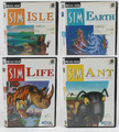 PC CD DVD Sim Life + ANT + Earth + Isle Sammlung Maxis zur Auswahl