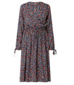 Tom Tailor Damen Kleid mit floralem Muster  lange Ärmel Sommer/ Frühling Gr. 38