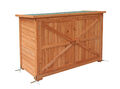 MCombo Gartenschrank Outdoor-Schrank Werkzeugschrank Geräteschuppen Holz1280