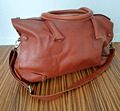 Reisetasche, Weekender, Tasche, Braun, Baccini Milano, Leder