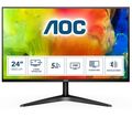 AOC 24B1H Full HD 24" VA Monitor, schwarz, ultraflach, 1920 x 1080 FHD - SEHR GUT