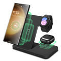 3in1 Wireless Charger Ladestation für Samsung Galaxy S23 Z Flip5 Watch 6 Classic